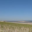 Nieuw aangelegde duinen en zicht op de zandmotor