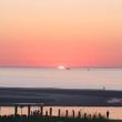 Zonsondergang vanaf de boulevard van Kijkduin